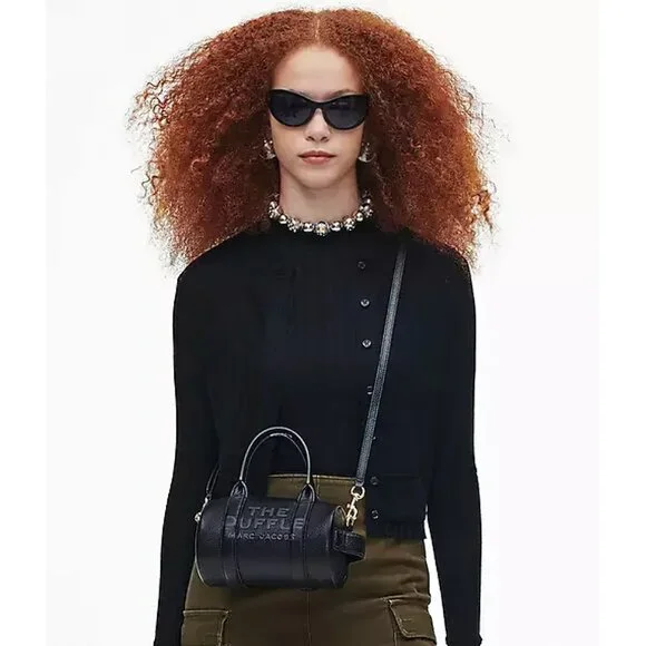 Marc Jacobs Women's The Mini Duffle Bag Black OS - Picture 10 of 14